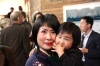 Front of House manager and jazz dancer Judy Jung, with helper